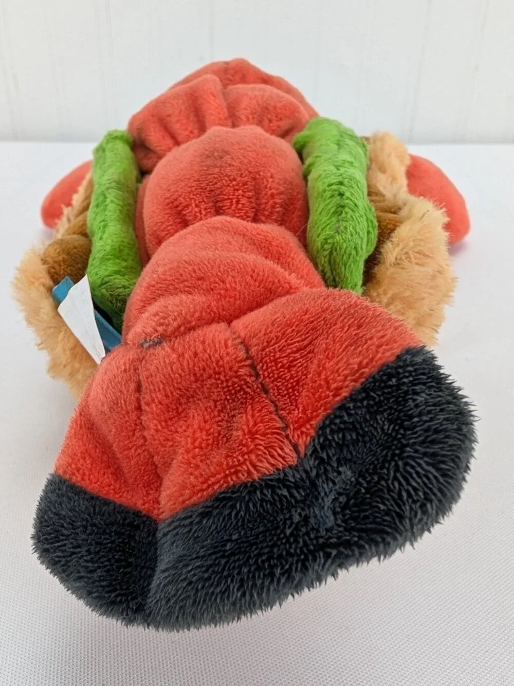 Bark Box Lobster Roll Sandwich Plush Dog Toy Squeaker Crinkle 12